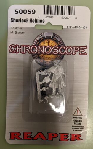 Figurine Villageois Reaper Chronoscope 2011 - 50059 Sherlock Holmes - Pour In Nomine Satanis Et Chtulhu
