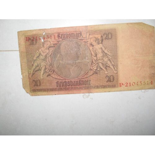 Billet De 20 Reichsmark