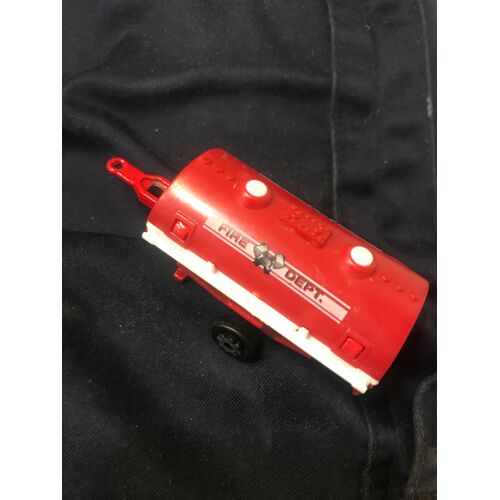 Remorque Reservoir D’Eau Pour Pompiers - Fire Dept - Majorette - 7x3 Cm