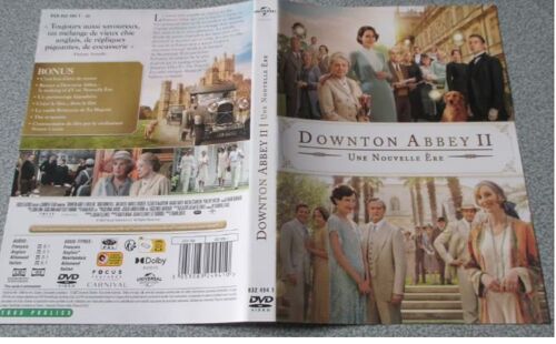 Jaquette Papier Originale Format Dvd Du Film Downton Abbey Ii - Une Nouvelle Ère - Film De 2022 - Universal - Fond Blanc - Photos Couleurs