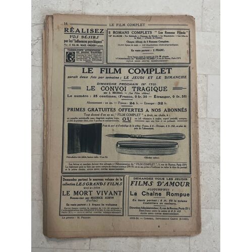 Le Film Complet Du Jeudi N°169 - 4e Année - Septembre 1925 - Sumurun - 
