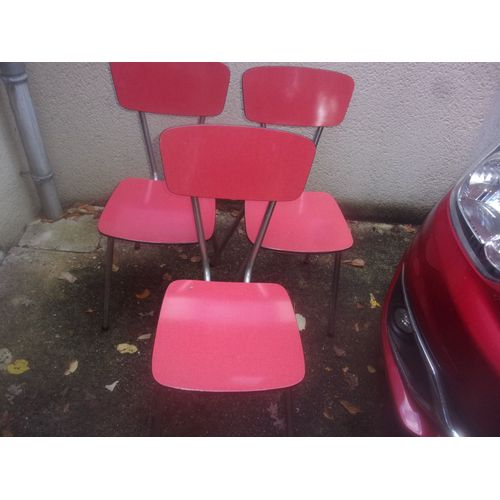 Chaise Formica Rouge