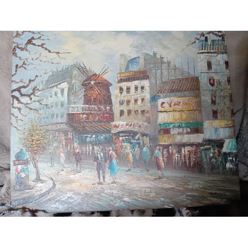 Tableau  Du Moulin Rouge De Caroline C Burnett.