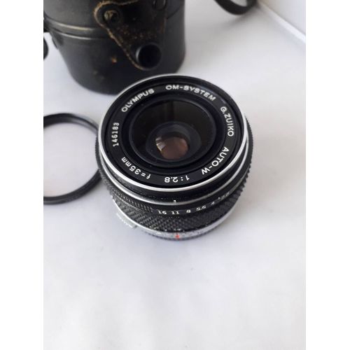 OLYMPUS OBJECTIF 35 mm 2.8 om-system auto-w