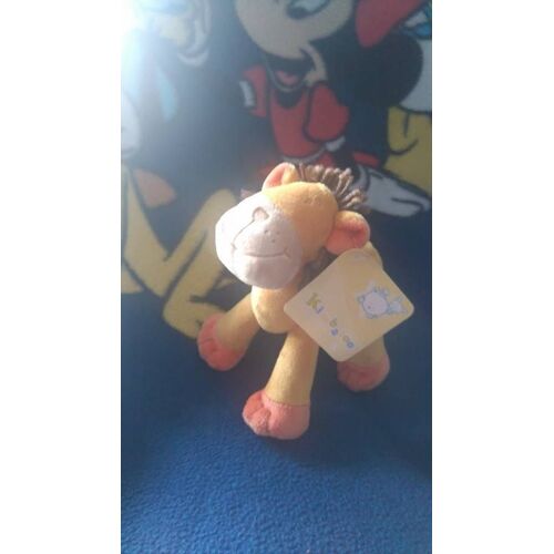 Doudou Lion Girafe Nicotoy Kimbaloo Debout Bruit Dans Les Pattes