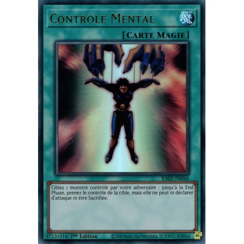 Yu Gi Oh Ra02 Fr046 Controle Mentale Ultra Rare