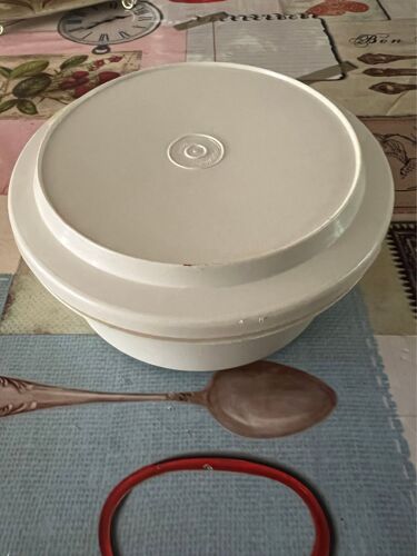 Boîte Ronde Tupperware Vintage 18 Cm