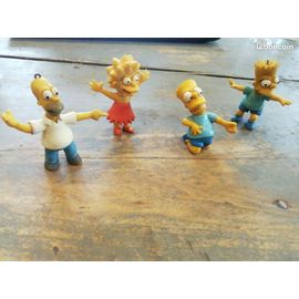 Lot De 4 Figurines The Simpsons 3 De 1991 Et 1 De 1990 Bel État 8 Cm De Haut