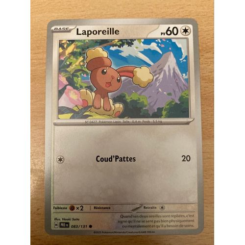 (497) Laporeille 83/131 Pokemon 