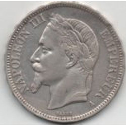 Piece 5 Francs Napoleon Ill 1867