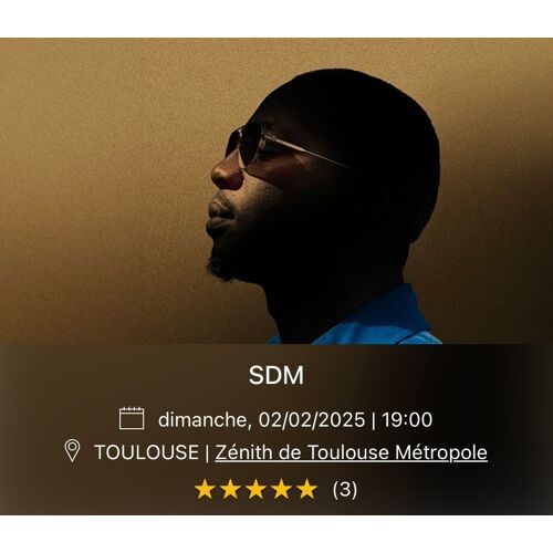 Place Concert Sdm Toulouse