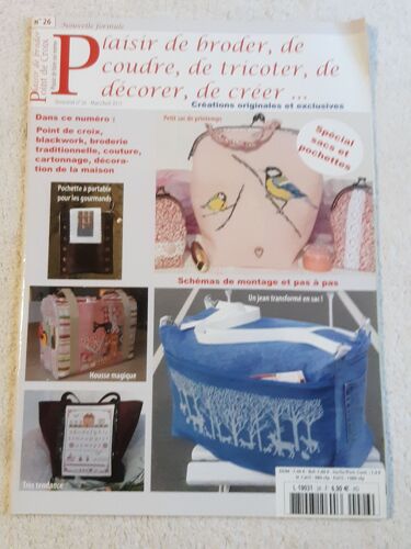 Point De Croix, Plaisir De Broder, Plaisir De Faire Soi-Même N° 26 : Spécial Sacs Et Pochettes