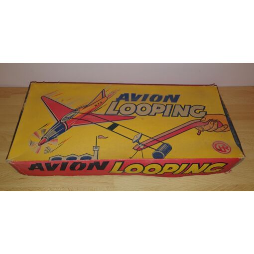 Jouets anciens - PETIT AVION LOOPING JOUEF  JF 815  EN TÔLE