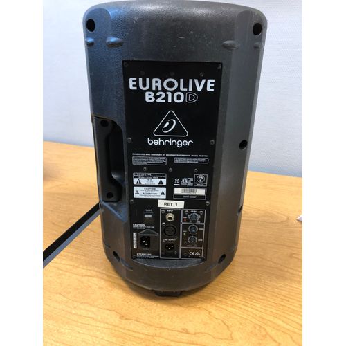 LOT de 4 ENCEINTES BEHRINGER