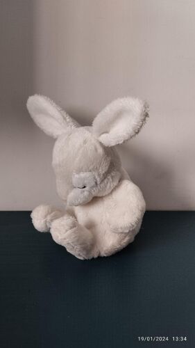 Petit Doudou Lapin Blanc Assis H & M