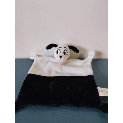 Doudou Chien Dalmatien Noir Et Blanc Disney Nicotoy