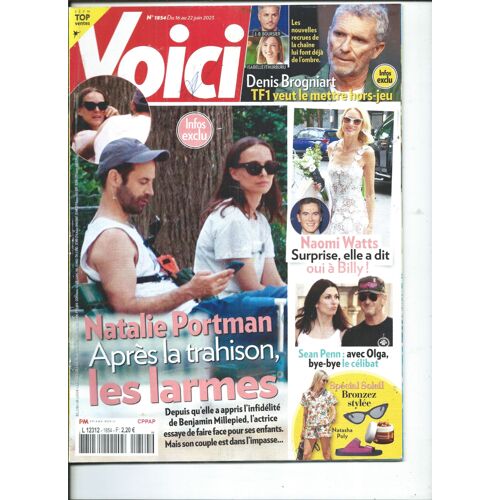 Voici 16/06/2023 Natalie Portman, Denis Brogniart, Artus, Jeanne Balibar, Jennifer Lopez, Bigflo & Oli, Axelle Red, Deneuve, Karin Viard, Garou, November Ultra, Mylène Farmer, Vitaa, Kylie Minogue