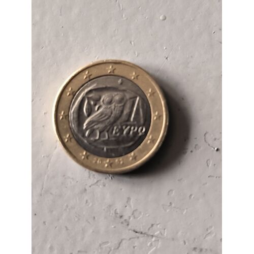 Pièce Monnaie 1 Euro De 2002 Hibou
