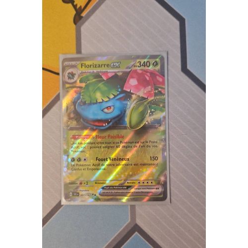 Carte Pokemon Florizarre Ex 001/142