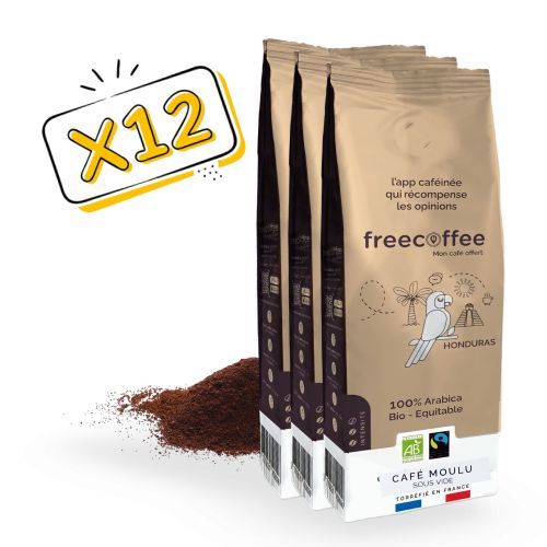 Café Moulu Hondurien 250g - Lot De 12 Paquets