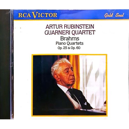 Brahms : Quatuors Avec Piano Op. 25 Et 60 / Arthur Rubinstein