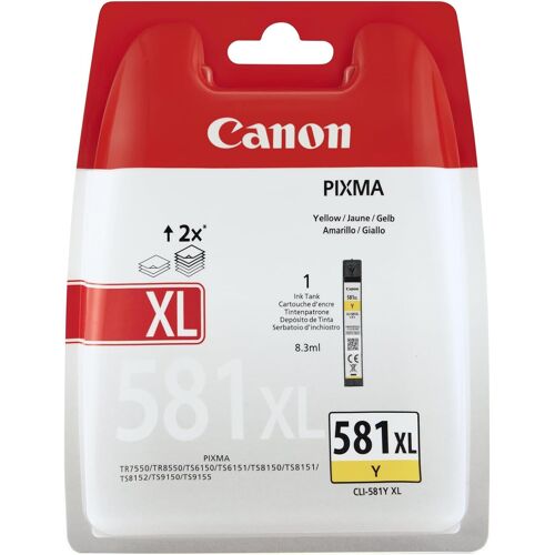 Canon CLI-581 XL Y Cartouche Jaune Capacité XL