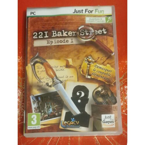 Jeu Pc Just For Fun 22i Bakerstreet Episode 1/ 32/M2