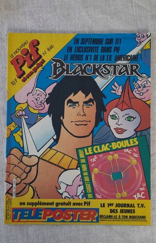 Pif Gadget No 846 . Blackstar .Juin 1985