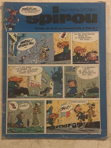 Spirou Magazine N°1692 - 33e Année - Septembre 1970 - Tôôôt Et Puit Arriveront-Ils À Paris ? - 
