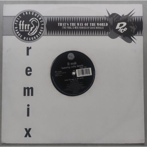D Mob / Thats The Way Of The World/Featuring Cathy Dennis