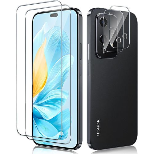 [2+2 Pièces Arrière Verre Trempé Compatible Avec Iphone 14 Plus + Caméra Arrière Protecteur, [9h Dureté] Sans Bulles, Anti-Rayures, Hd Film Protection Arrière Écran Protecteur Vitre