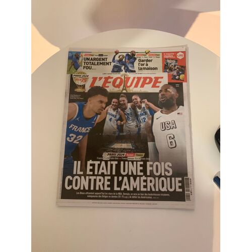 L Équipe 10/08/2024 Jeux Olympiques Finale Basket