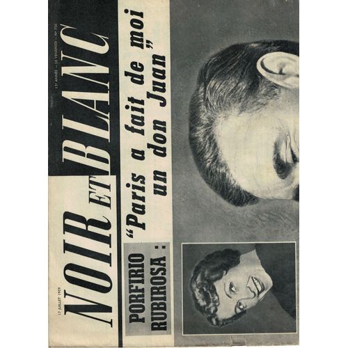 Noir Et Blanc N°750 Porfirio Rubirosa