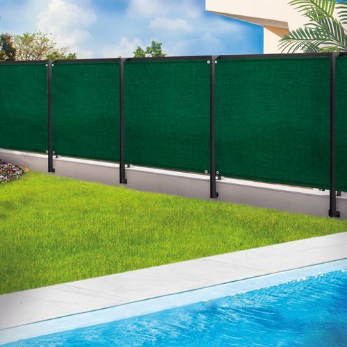 Brise Vue Renforcé 1.5 X 10 M Vert 220 Gr/M² Luxe Pro