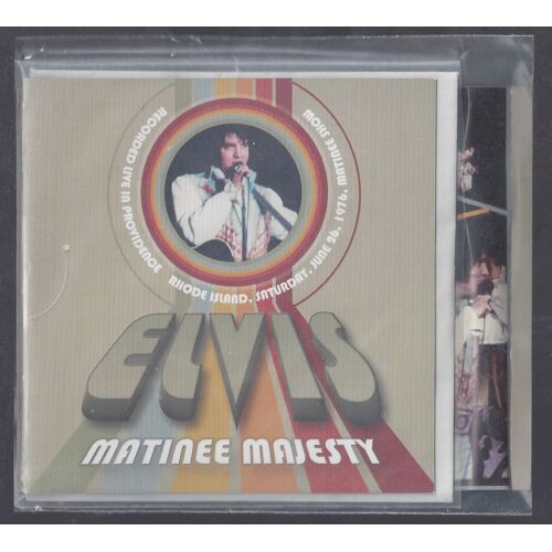 Elvis Presley Matinee Majesty Live In Providence, Rhode Island 26 Juin, 1976 Show De L'aprés Midi Livret 16 Pages 27 Titres Audience Recording Disc Original