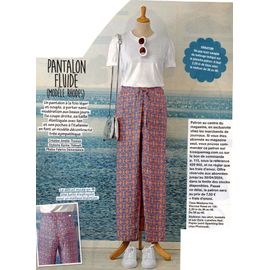 Patron Couture Modes Et Travaux N° 429902 : Pantalon Fluide, Création Amélie Thomas, Taille 36 À 48.