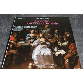 Concertos Pour Flute Et Orchestre " Antonio Vivaldi " Michael Schneider : Flute A Bec , Fltute Traversiere.