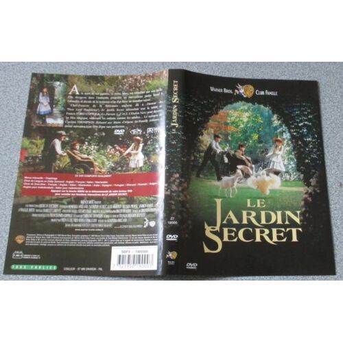 Jaquette Papier Originale Format Dvd Du Film Le Jardin Secret - Fond Noir Et Jolies Photos Colorées - Collection Warner Bros. Club Famille
