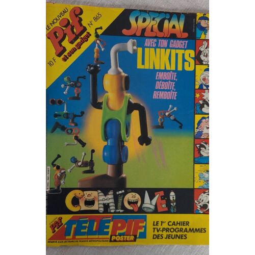 Pif Gadget No 865 .Linkits . Octobre 1985