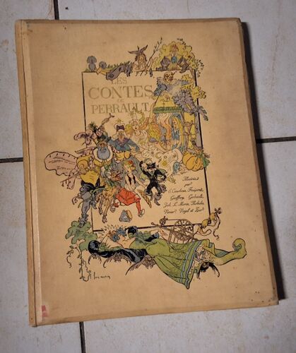 Les Contes De Perrault, IllustréS Par E. Courboin, Fraipont, Geoffroy, Gerbault, Job, L. Morin, Robida, Vimar, Vogel, Zier... Introduction Par M. Gustave Larroumet