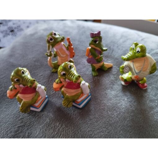 Lot De 25 Figurines Kinder Crazy Crocos (1990) - En Résine - Occasion Bon état