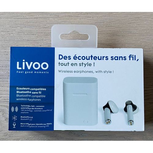 Livoo - Ecouteurs compatibles Bluetooth® TES233