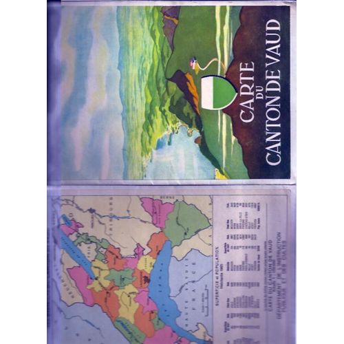 Carte De Canton De Vaud