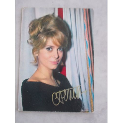 Catherine Deneuve Carte Dedicacee