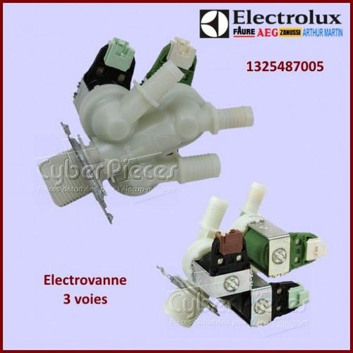 Electrovanne 3 voies p1077 Lave-linge - 1325487005, 1325188413, 8087104157, 8581325188499  Lave-linge FAURE