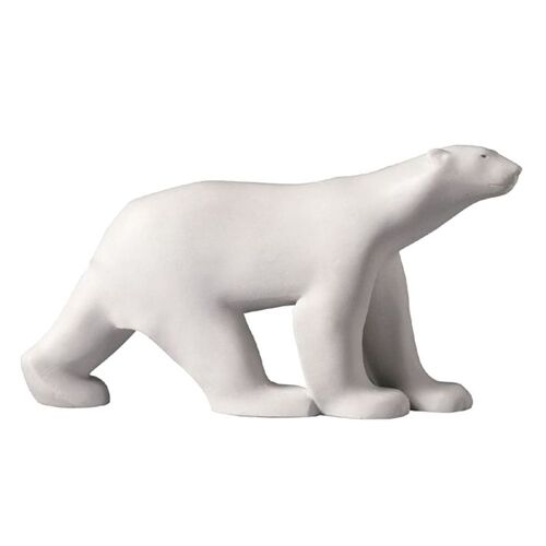 Figurine Miniature Reproduction L'ours Blanc De Pompon