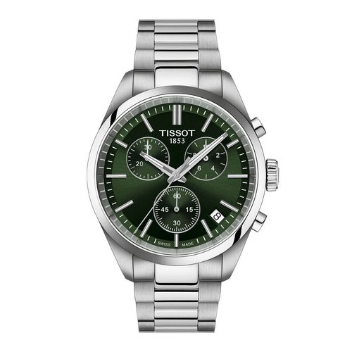Montre Tissot Pr 100 Chrono Acier Cadran Vert