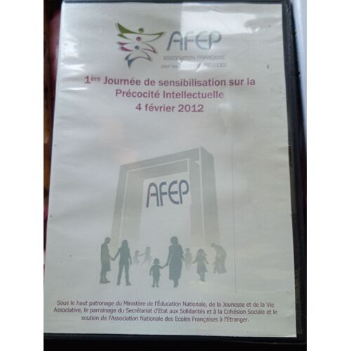 Afep Dvd 1ere Journée De Sensibilisation Sur La Précocité Intellectuelle