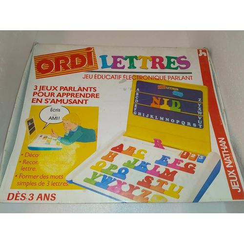 Ordi Lettres Jeux Nathan 1989