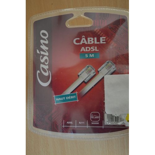 Câble ADSL de 5m de long
